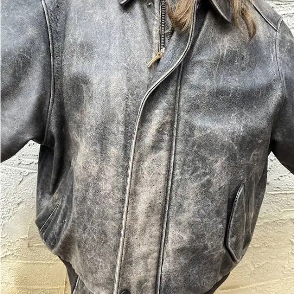 Vintage Eddie Bauer Bomber Jacket Mens XXL Brown - Picture 2 of 4